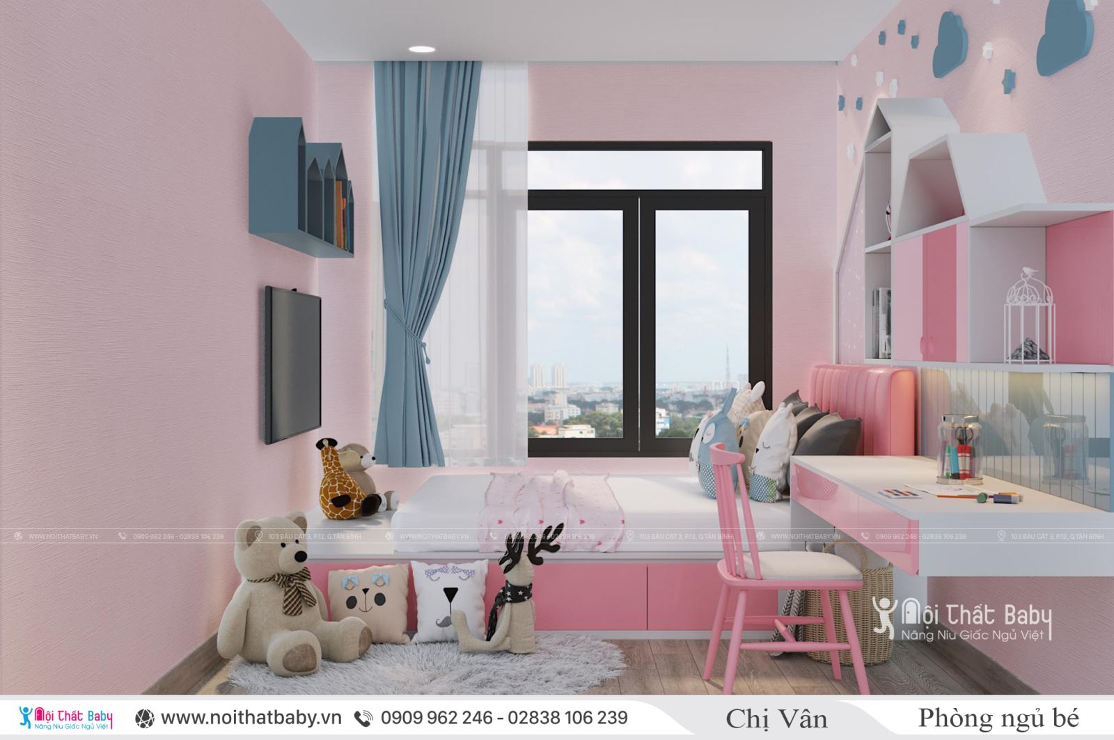 Thiết kế nội thất nguyên căn hiện đại tại Emerald Celadon City 106m2